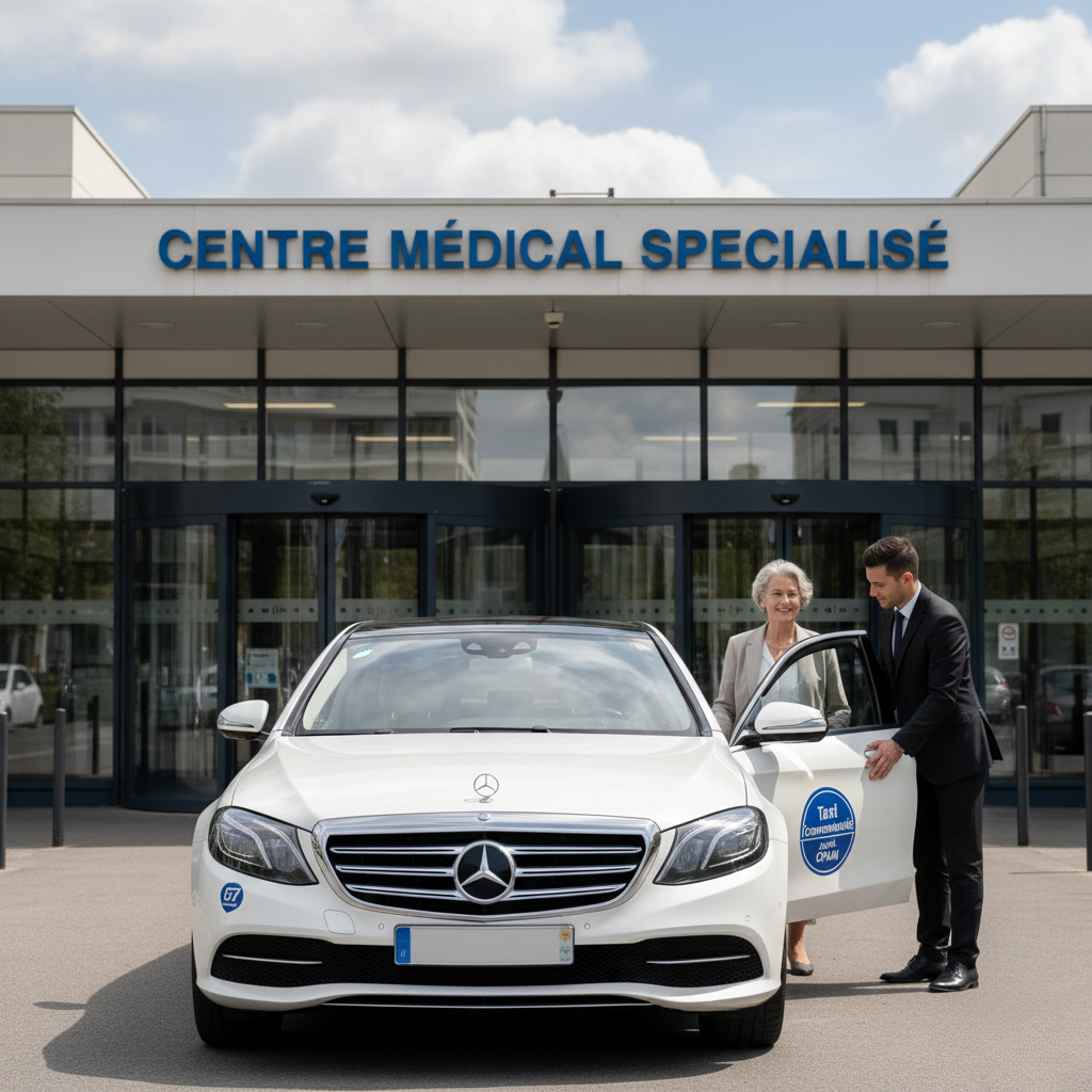 Taxi conventionné agréé CPAM en Île-de-France